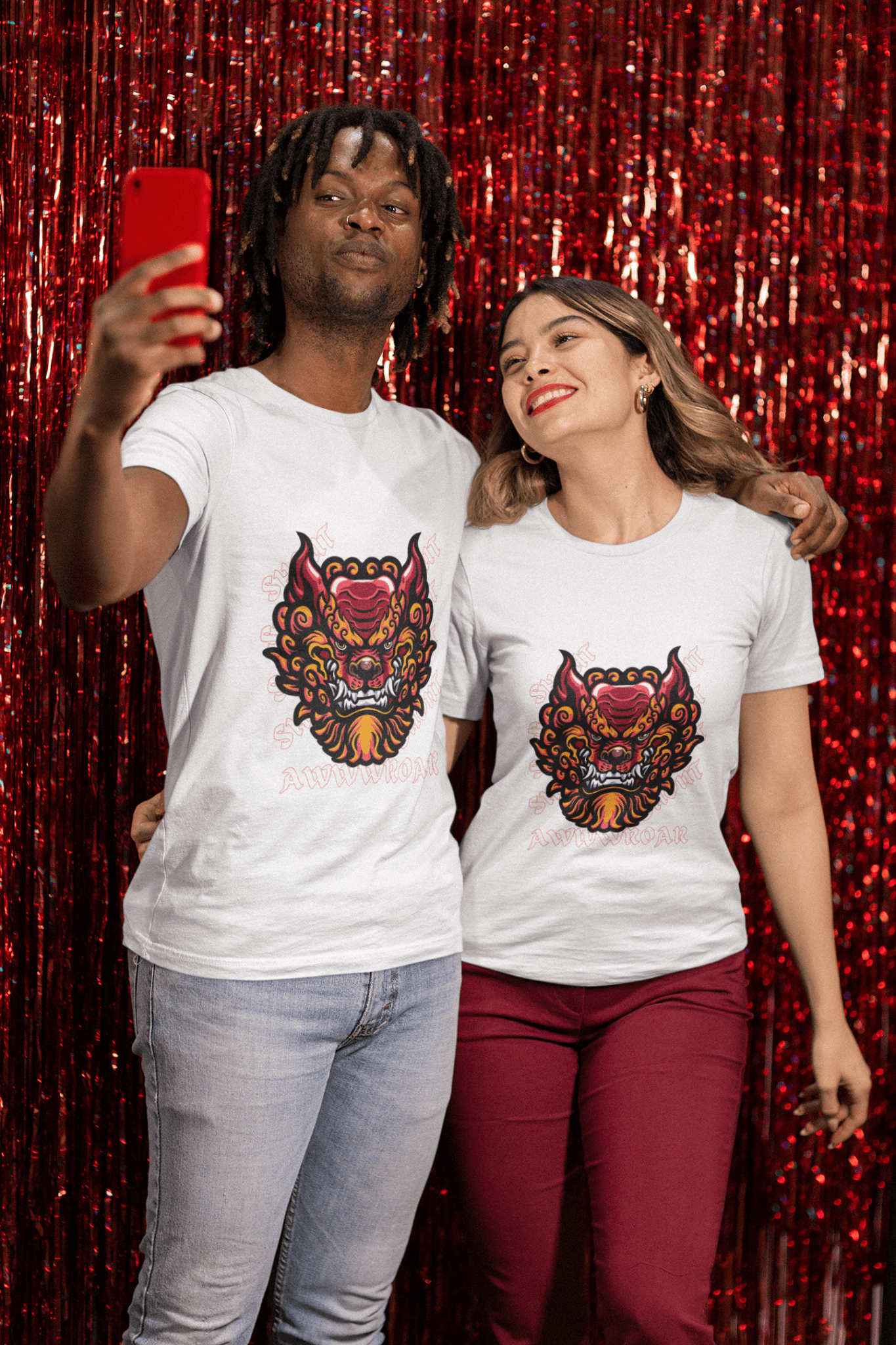 Premium Printed Round Neck T-shirts - teeroo clothing